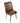 Rogan Real Leather Dining Chair Old English