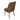 Rogan Real Leather Dining Chair Old English