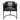 Carmen Real Genuine Leather Dining Chair Black