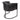 Carmen Real Genuine Leather Dining Chair Black
