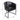 Carmen Real Genuine Leather Dining Chair Black
