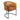 Carmen Real Genuine Leather Dining Chair Tan