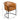 Carmen Real Genuine Leather Dining Chair Tan