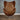Retro Leather Swivel Egg Armchair Tan
