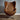 Retro Leather Swivel Egg Armchair Tan
