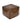 Harris Large Real Leather Footstool Old English