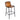 Cassia Real Leather Bar Stool Brown
