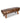 Thorn Real Leather Bench Old English
