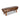 Thorn Real Leather Bench Old English
