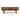 Thorn Real Leather Bench Old English