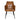 Sandown Real Leather Dining Chair Brown