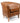 Branco Real Genuine Leather Arm Chair Tan