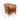 Branco Real Genuine Leather Arm Chair Tan