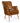 Windsor Tan Genuine Leather Wingback Armchair