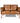Kensington Leather 2 Seater Sofa Brown