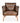 Kensington Mid Century Leather Armchair Old English Hide