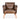 Kensington Mid Century Leather Armchair Old English Hide