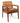Ames Real Genuine Leather Dining Chair Tan