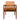 Ames Real Genuine Leather Dining Chair Tan