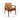 Ames Real Genuine Leather Dining Chair Tan