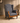Beatrix Fabric And Leather Wing Chair