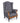Beatrix Fabric And Leather Wing Chair