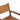 Jenson Real Leather Dining Chair Brown