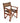 Jenson Real Leather Dining Chair Old English