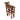 Jenson Real Leather Dining Chair Old English