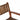 Jenson Real Leather Dining Chair Old English