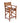 Toby Real Leather Bar Stool Brown