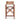 Toby Real Leather Bar Stool Brown