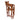 Toby Real Leather Bar Stool Brown