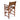 Toby Real Leather Bar Stool Old English