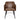 Pacific Real Leather Dining Chair Old English