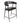 Lexa Real Genuine Leather Bar Stool Black