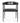 Lexa Real Genuine Leather Dining Chair Black