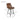 Boston Real Leather Bar Stool Brown