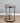 Round Black Drinks Trolley