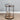 Round Black Drinks Trolley