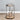 Round Grey Drinks Trolley