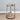 Round Grey Drinks Trolley