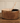 Round Leather Storage Coffee Table Tan