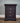 Chantily Black 3 Drawer Bedside Cabinet