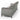 Rainton 3 Seater Sofa With 2 Armchairs And Coffee Table In Grey Rattan
