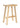 Solid Wood Bar Stool 72Cm Light Oak Wax