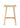 Solid Wood Bar Stool 72Cm Light Oak Wax