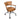 Mustang Leather Office Chair Brown