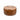 Round Leather Storage Coffee Table Tan