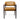 Ames Leather Dining Chair With Arms Brown